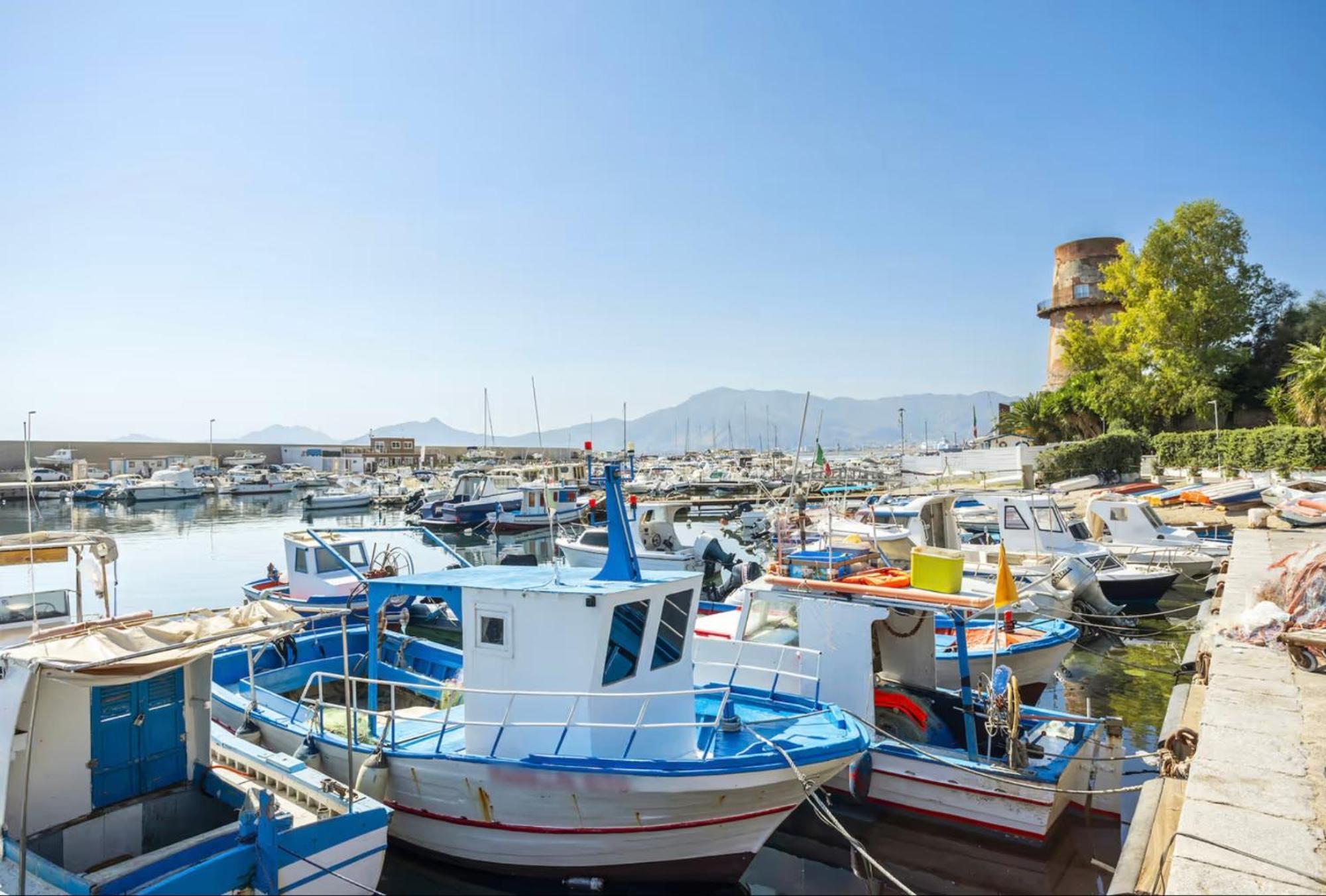 La Barca Sul Mare Palermo Exterior foto